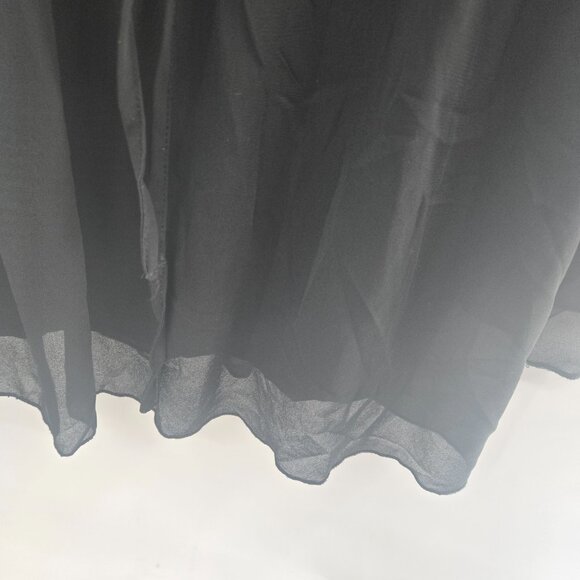 Cider Black Tapestry Lace Up Mini Lined Dress Size Small - Picture 4 of 13